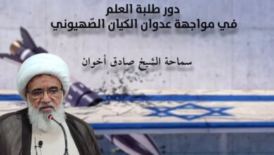 دور طلبة العلم في مواجهة عدوان الكيان الصهيوني